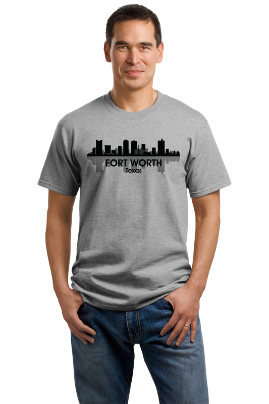 Dallas City Skyline - Texas Rangers Dallas Cowboys Stars Pride T-Shirt