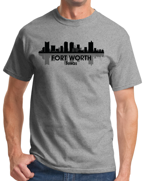 Dallas City Skyline - Texas Rangers Dallas Cowboys Stars Pride T-Shirt