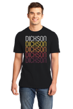 Standard Black Dickson, TN | Retro, Vintage Style Tennessee Pride  T-shirt