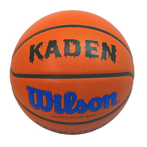 Custom Basketball with Drip Font