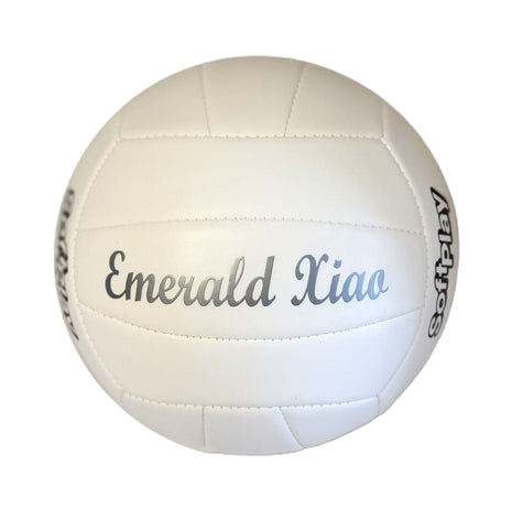 Custom Volleyball with Script Font