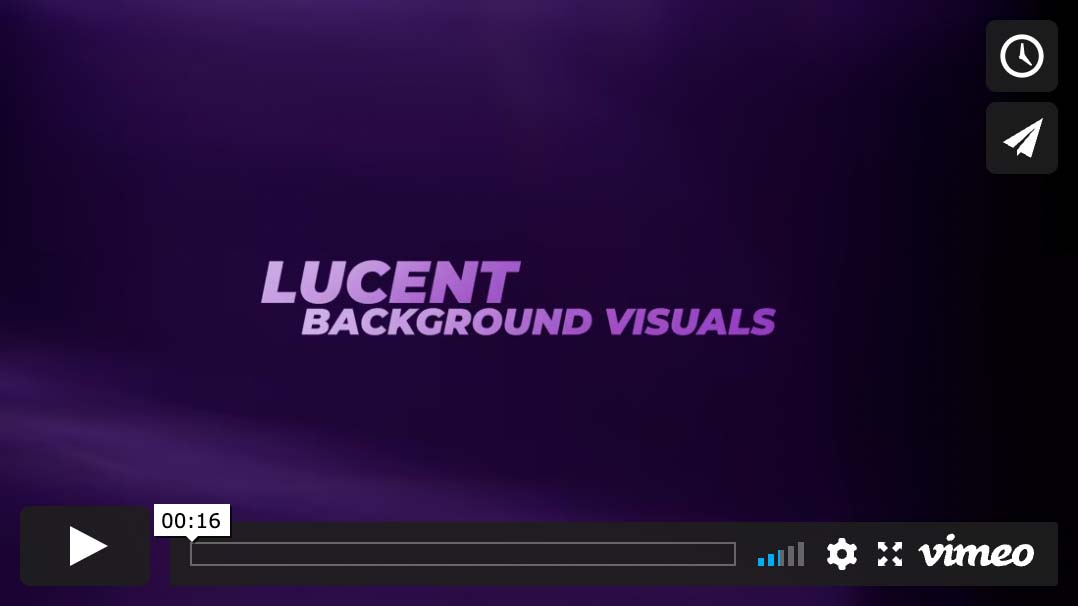 lucent vimeo player