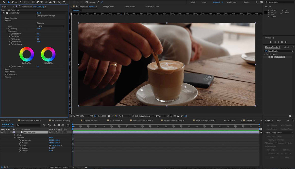 how to add luts to adobe after effects