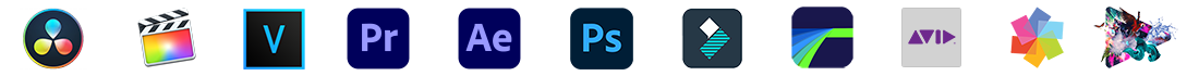 all major editing software