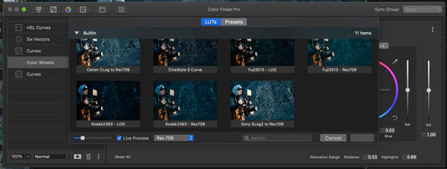 color finale fcpx installation youtube