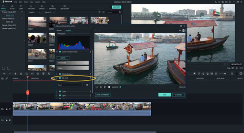 3d lut filmora