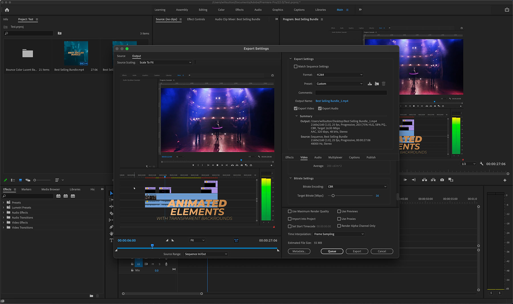 export in premiere pro