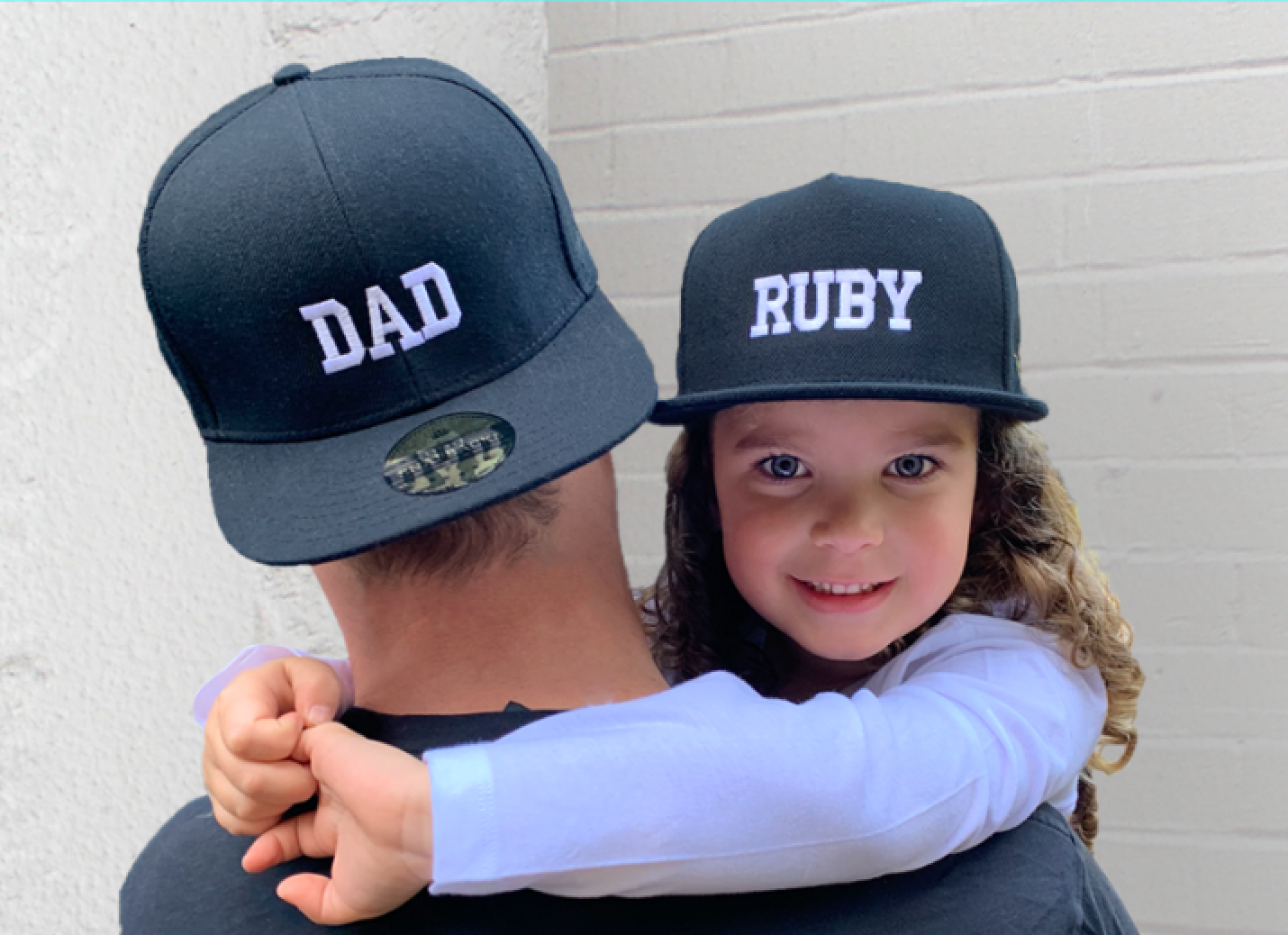 matching dad and daughter hats