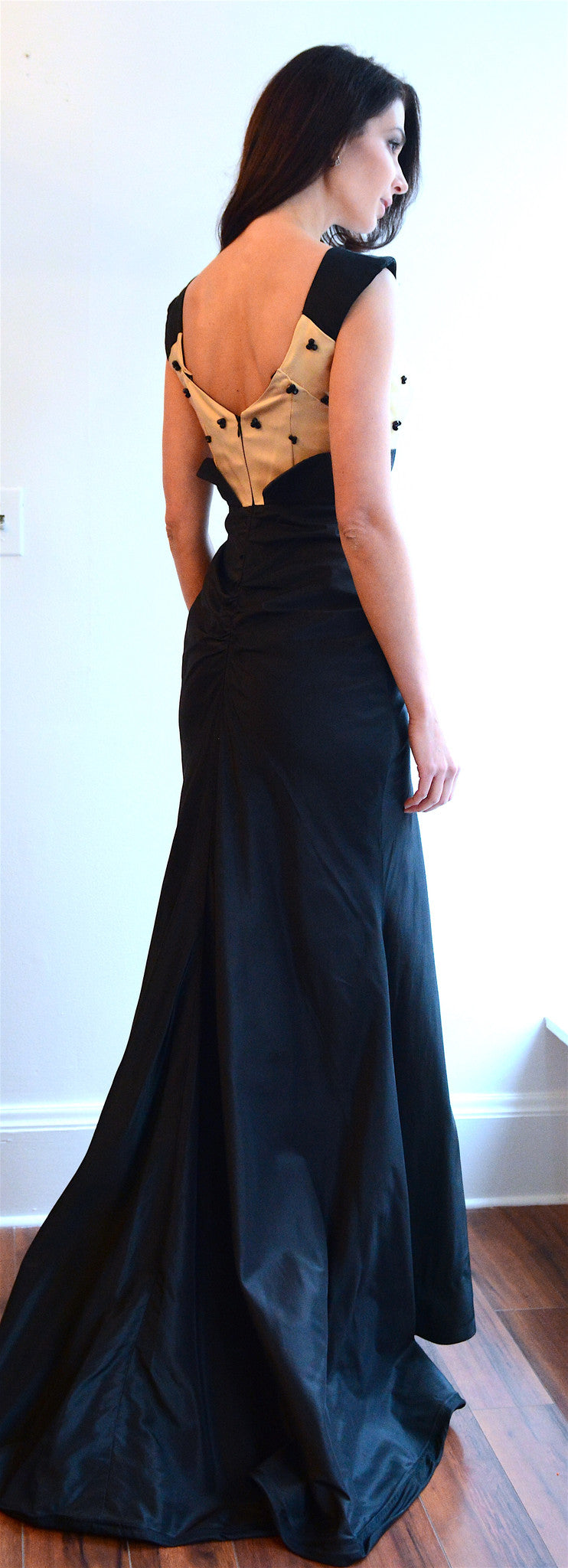 evening gown designs black