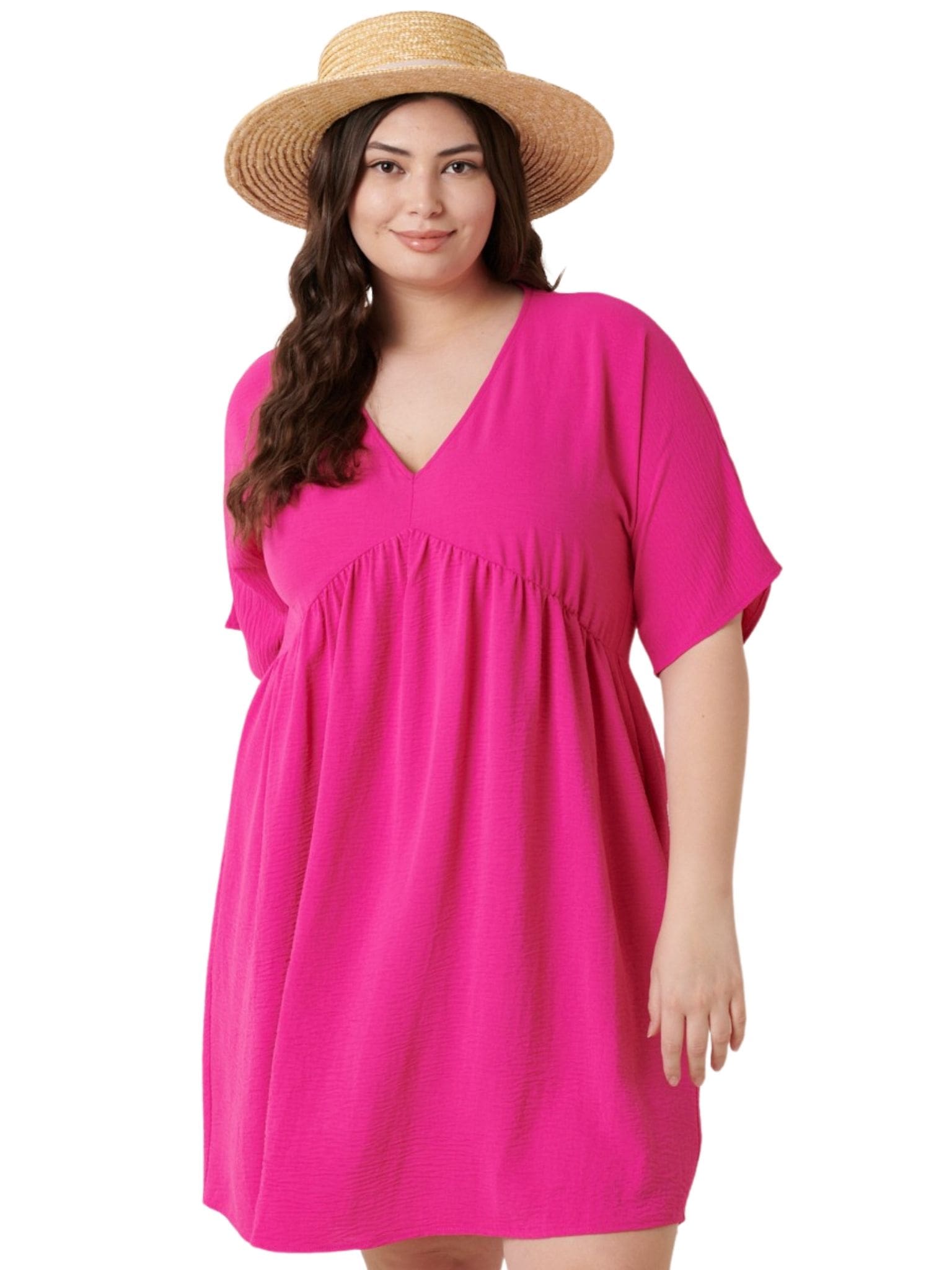 Pics from PR. Dress is from Curvy Sense. The pink top is a swimsuit from  Avenue. : r/PlusSize