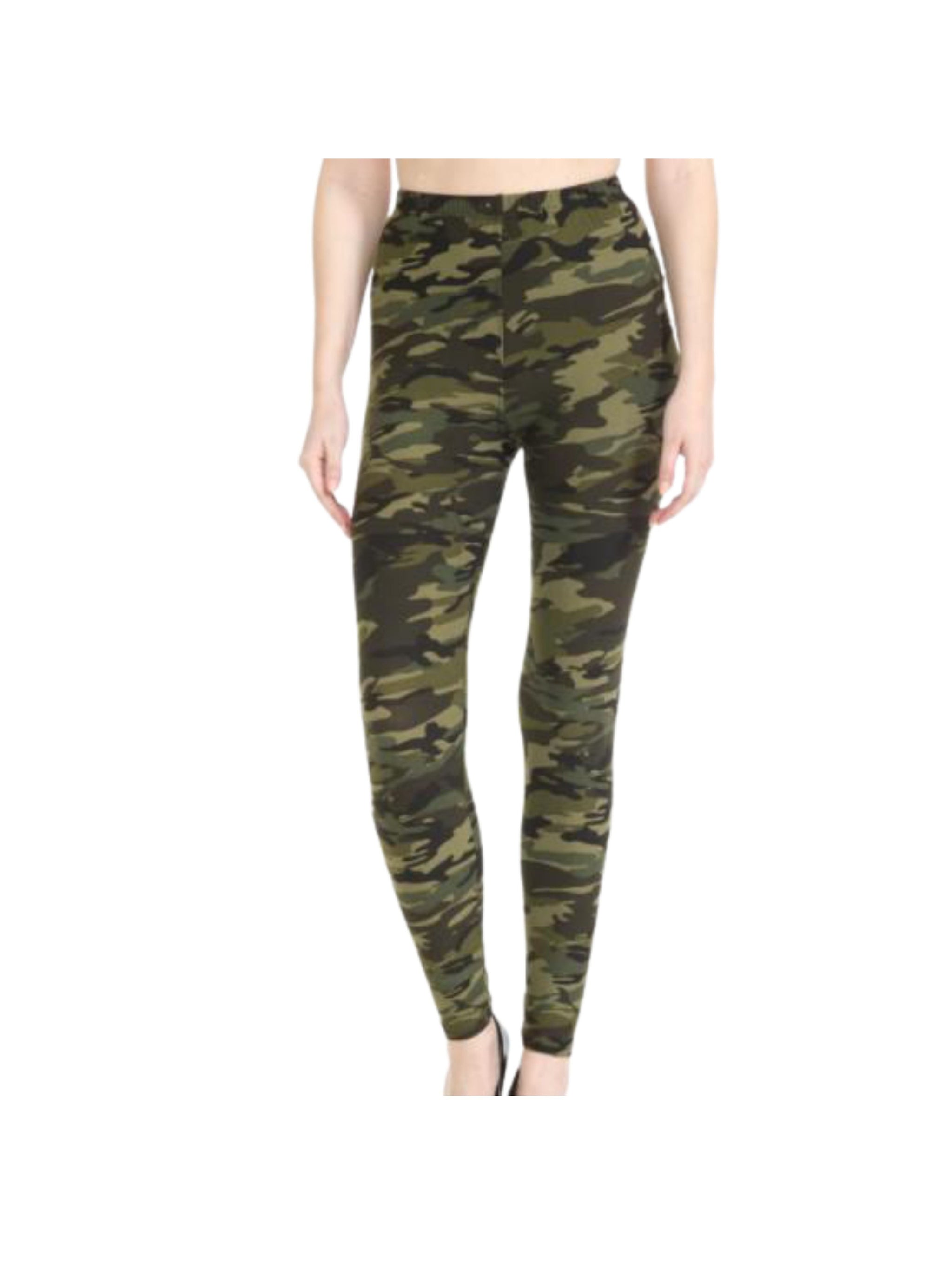 Camo Leggings, One Size - La Di Da Boutique