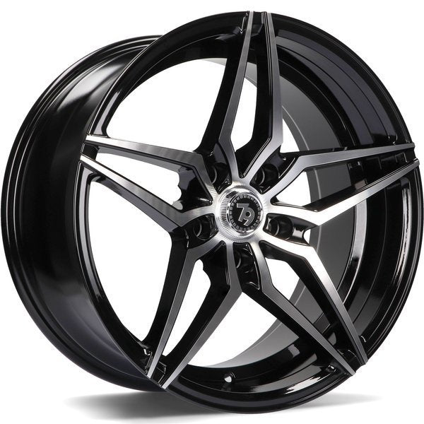 Cerchio in Lega 79WHEELS SV-AR 19x8.5 ET30 5x120 GLOSS BLACK POLISHED FACE