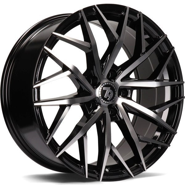 Cerchi in lega 18 pollici 79WHEELS Black Blue