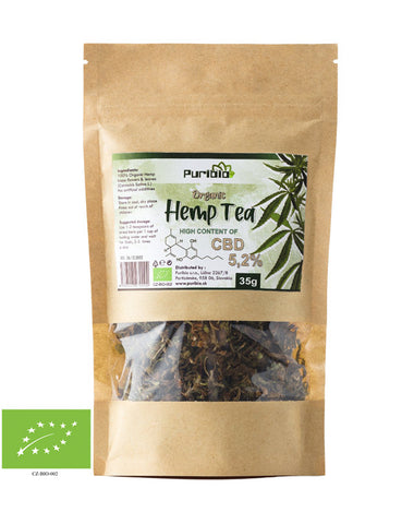 5.2% CBD hemp tea - PuriBio