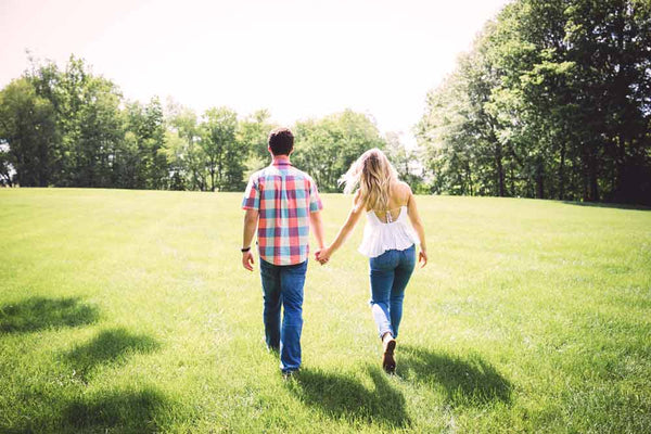 Couple in sun