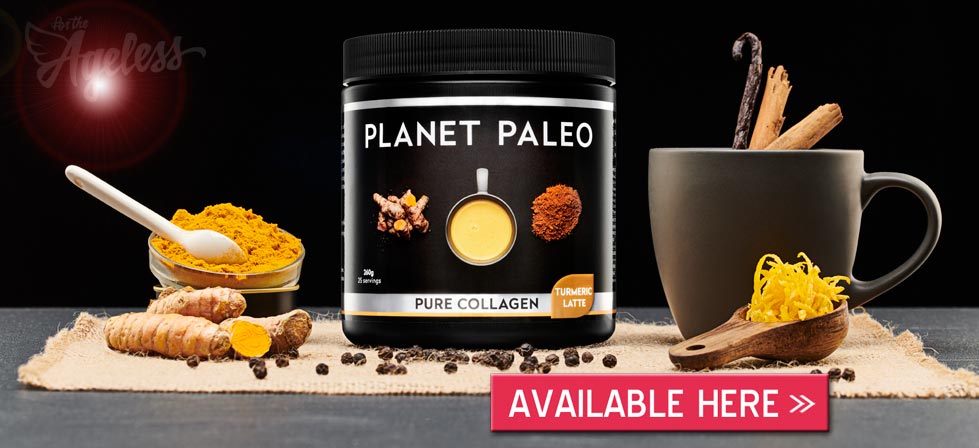 Turmeric latte pure collagen from Planet Paleo
