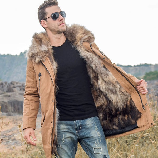 Men's Winter Warm Fur Parka | ZORKET