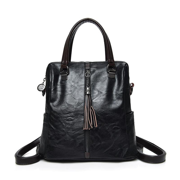 Women's Leather Backpack With Tassel | ZORKET | ZORKET