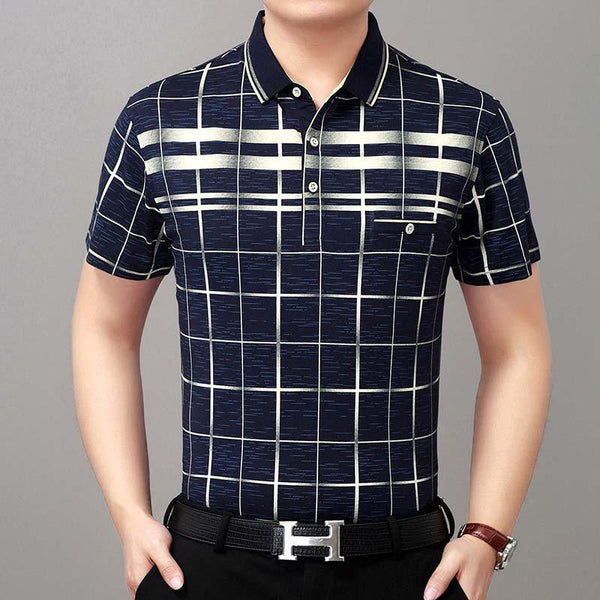 Men's Summer Plaid Polo | ZORKET