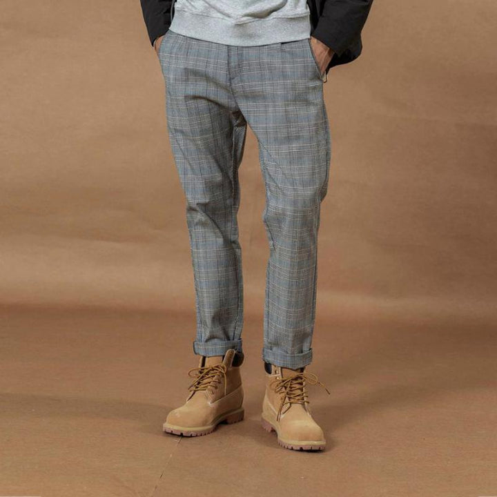 casual plaid pants mens