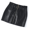 High Waist Faux Leather Skirt | Genuine & Faux Leather Skirts | Zorket