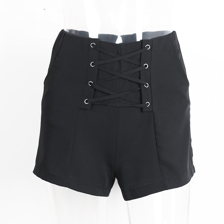 Lace Up High Waisted Shorts | Buy Women's Clothing | Zorket | ZORKET