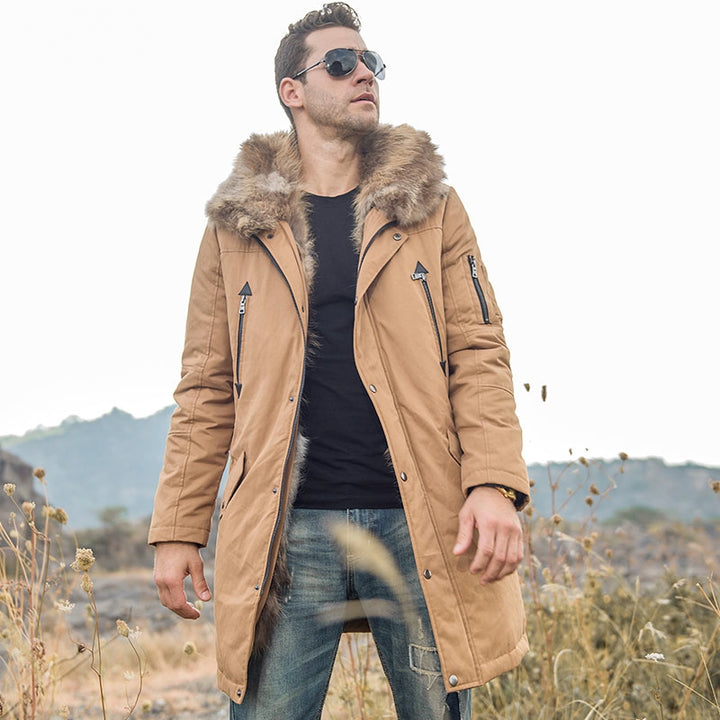 Men's Winter Warm Fur Parka | ZORKET