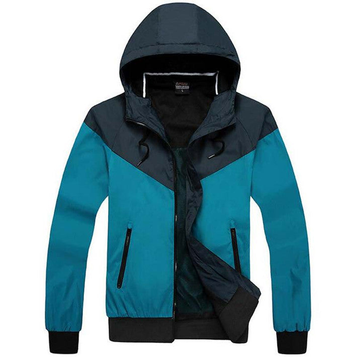 Slim Patchwork Jacket With Hood | Buy Men's Clothing | Zorket | ZORKET