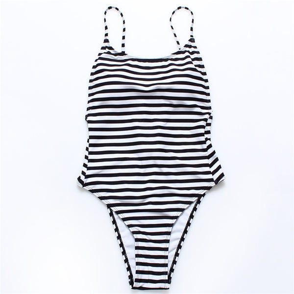 One-Piece Striped Swimsuit | Bikinis, Cover-Ups & One-Pieces | Zorket ...