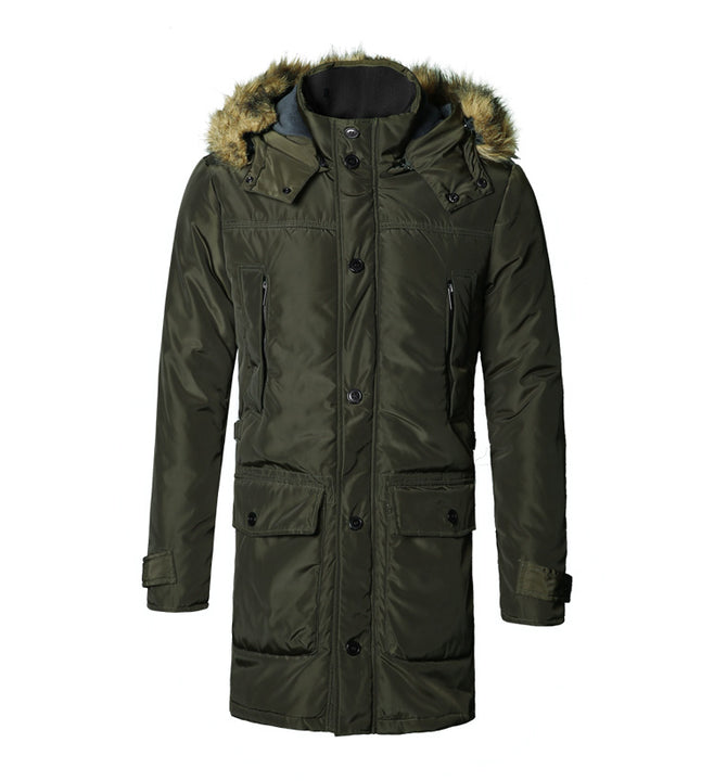 Men's Winter Hooded Long Coat | ZORKET