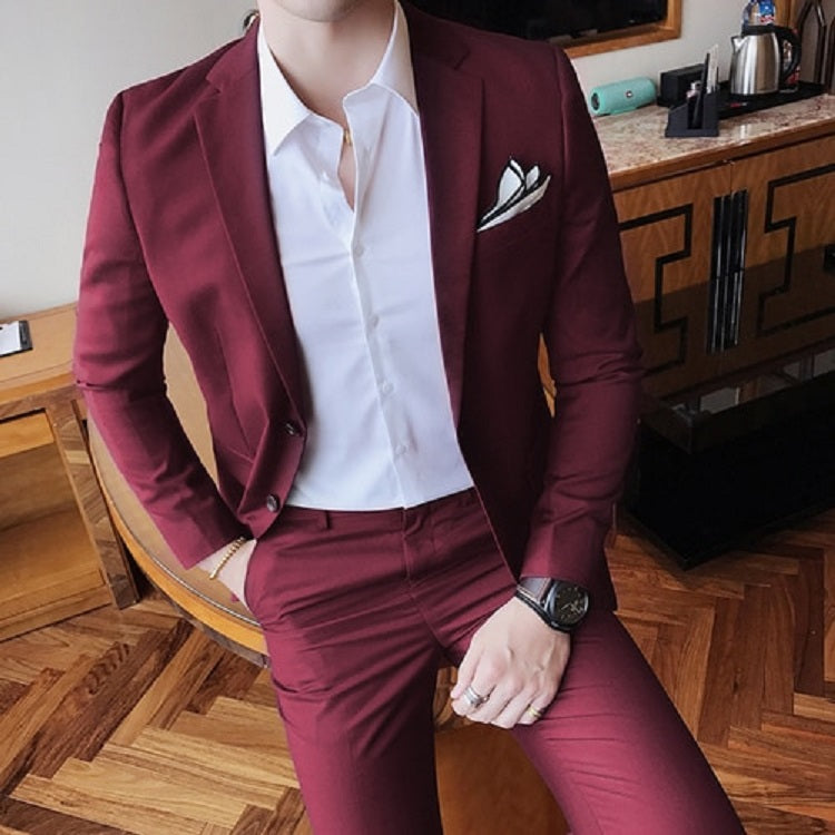 Men's Casual Slim Fit Suit | Blazer And Pants | ZORKET – zorket