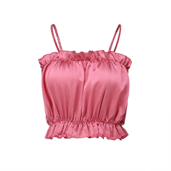 Women's Summer Ruffle Crop Top | ZORKET | ZORKET