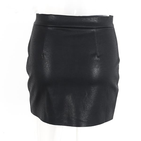 High Waist Faux Leather Skirt | Genuine & Faux Leather Skirts | Zorket ...