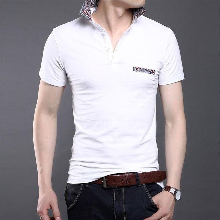 Men's 100% Cotton Slim Fit Short Sleeve T-Shirt | ZORKET