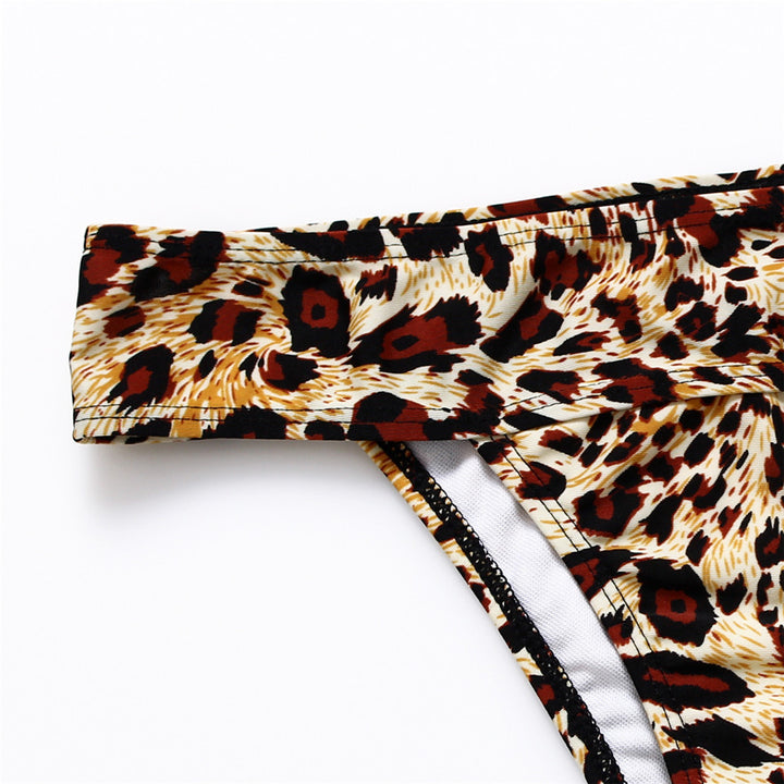 Strappy Bikini Set With Leopard Pattern | Buy Bikini Set | Zorket | ZORKET