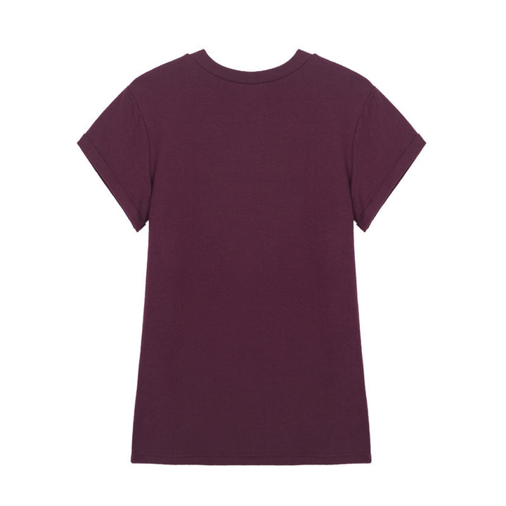 Stylish Women's Long T-Shirt With Short Sleeves | ZORKET