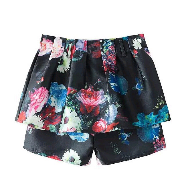 Women's Dress Shorts With Flowers | ZORKET