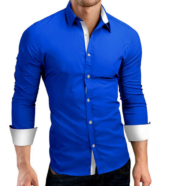 Men's Casual Long Sleeve Slim Shirt | ZORKET | ZORKET