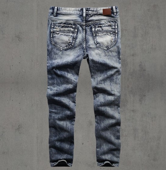 Men's Retro Casual Denim Jeans | ZORKET