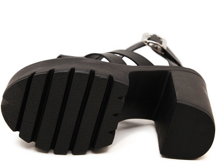 Female Sandals With Thick Heels And Open Toe | ZORKET
