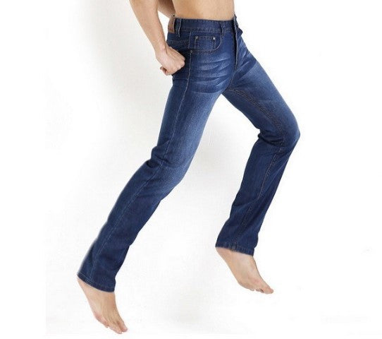 Men's 100% Cotton Ultra Thin Straight Jeans | ZORKET