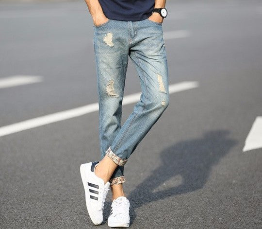 Men's Fashion Slim Fit Casual Jeans | ZORKET