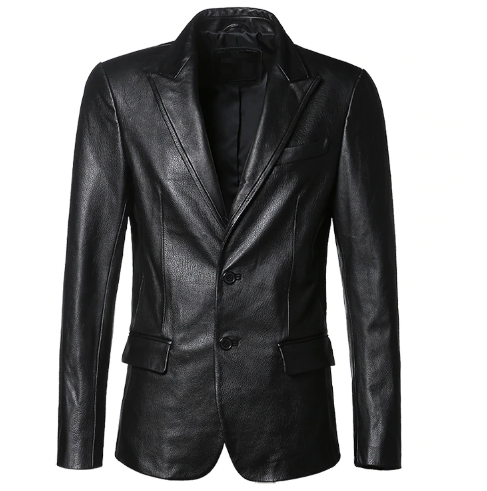 Men's Spring & Autumn Turkey Genuine Leather Jacket | Design Suit | ZORKET