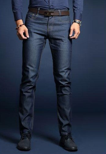 Summer Business Good Quality Solid Men Jeans | ZORKET