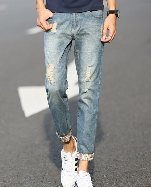 Men's Fashion Slim Fit Casual Jeans | ZORKET