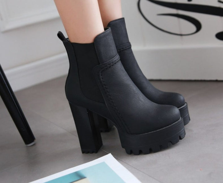 Handmade High Heels Autumn Boots For Women | ZORKET