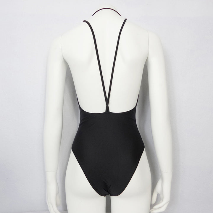 Backless One-Piece Swimsuit With Low Cut | Zorket | ZORKET