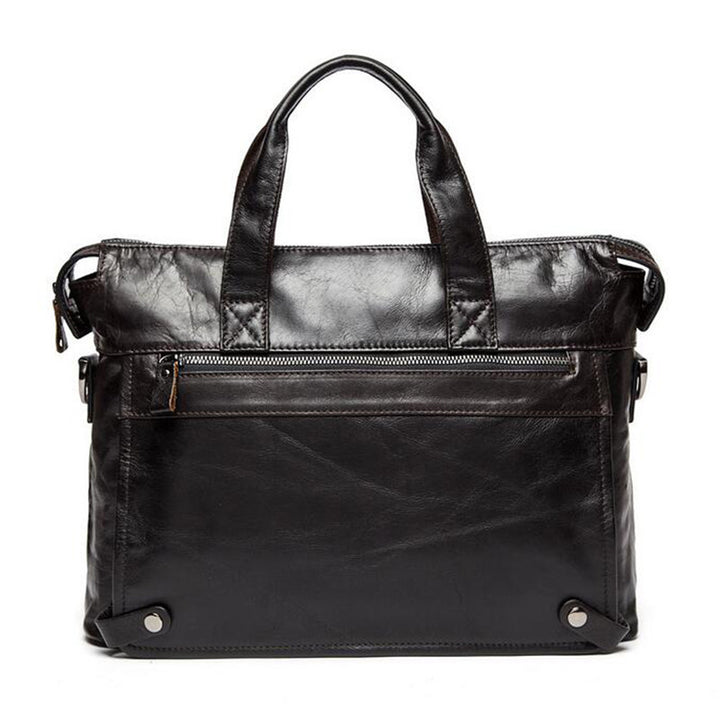 Men's Casual Genuie Leather Tote Bag | ZORKET