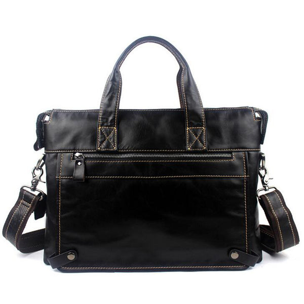 Men's Casual Genuie Leather Tote Bag | ZORKET