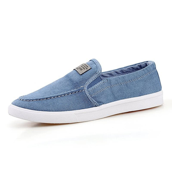 Men's Casual Light Canvas Loafers | ZORKET